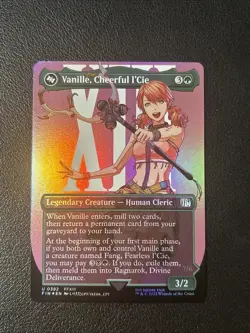 0392 Vanille, Cheerful I'Cie - Final Fantasy - Borderless FOIL - Uncommon - MTG - Image 1
