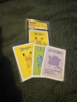 Pokemon Pikachu Old Maid Ace Graded 10 +3 old maid cards - Image 1