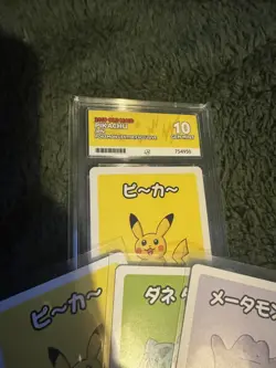 Pokemon Pikachu Old Maid Ace Graded 10 +3 old maid cards - Image 2