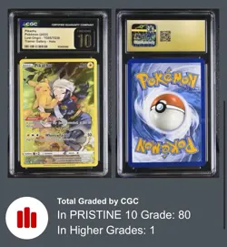 CGC PRISTINE 10 Pikachu Pokemon 2022 English Lost Origin TG05/TG30 - Image 1