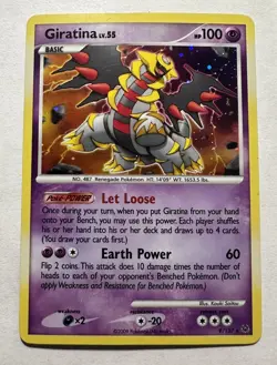 Giratina 9/127 Platinum Holo Rare Pokemon TCG 2009 - Image 1
