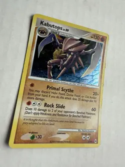 2009 Pokemon Kabutops Lv.59 #4/99 Reverse Holo Rare Platinum LP - Image 2