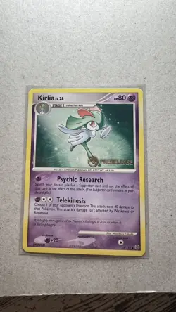 Pokemon TCG Kirlia 53/152 Secret Wonders Prerelease Stamped - ERROR - Image 1