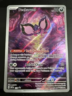 Pokemon TCG Pecharunt Black Star Promo SVP EN 129 Shrouded Fable NM - Image 1