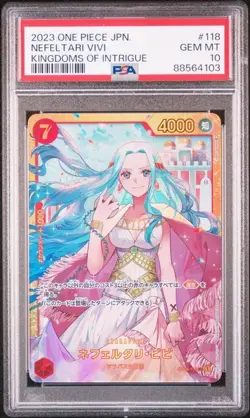PSA 10 Nefeltari Vivi SEC OP04-118 2023 ONE PIECE Card Japanese - Image 1