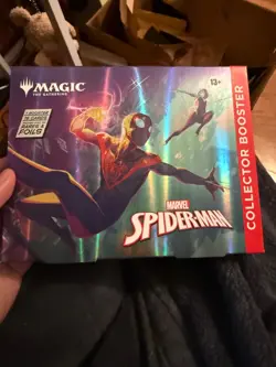 MAGIC THE GATHERING MARVEL SPIDERMAN COLLECTOR BOOSTER SEALED NEW BOX 15 CARDS - Image 1