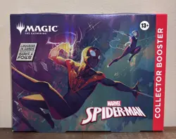 MAGIC THE GATHERING MARVEL SPIDERMAN COLLECTOR BOOSTER SEALED NEW BOX 15 CARDS - Image 1
