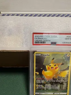 Pokemon TCG: Pikachu #GG30/GG70 Crown Zenith Galarian Gallery PSA GEM MINT 10. - Image 2