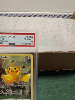 Pokemon TCG: Pikachu #GG30/GG70 Crown Zenith Galarian Gallery PSA GEM MINT 10. - Image 3