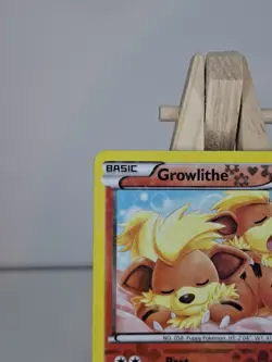 Pokemon TCG Growlithe Legendary Treasures RC4/RC25 Reverse Holo Rare LP - Image 2