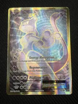 2016 Mewtwo EX (Full Art) 103/108 XY Evolutions Pokemon Card Holo NM/Mint - Image 1