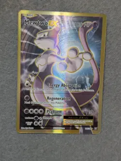 Pokemon Mewtwo EX Full Art Holo Ultra Rare Card 103/108 XY Evolutions (NM) - Image 1