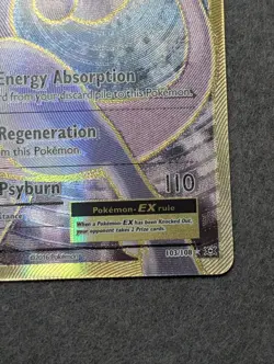 Pokemon Mewtwo EX Full Art Holo Ultra Rare Card 103/108 XY Evolutions (NM) - Image 5