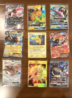 Vintage Pokemon Card Lot Holo Raichu, Zapdos, Moltres etc 9 cards - Image 1