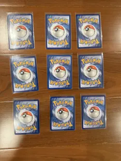 Vintage Pokemon Card Lot Holo Raichu, Zapdos, Moltres etc 9 cards - Image 2