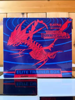Pokemon TCG Sword and Shield Darkness Ablaze ETB Elite Trainer Box New Sealed - Image 1