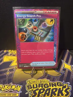 Pokemon TCG: Energy Search Pro - 176/191 - Ace Spec - Surging Sparks. NM - Image 1