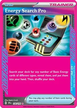 Energy Search Pro - 176/191 - ACE SPEC Rare - Surging Sparks - Pokemon - NM/M - Image 1