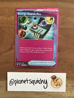 Pokemon TCG - Energy Search Pro 176/191 - ACE SPEC - Surging Sparks - NM - Image 1