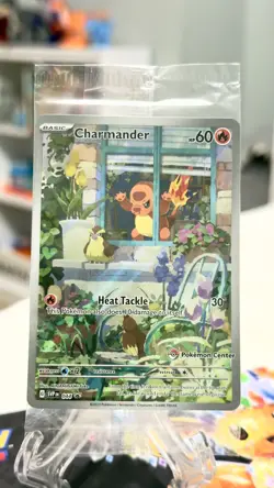 Pokemon Center Charmander #44 Promo Card SEALED - Image 1
