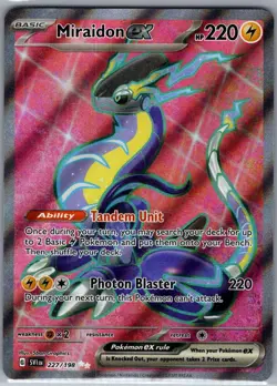 Miraidon ex 227/198 SV01: Scarlet & Violet Base Set - Pokemon Card - NM - Image 1