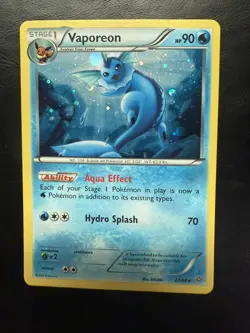 Vaporeon - 22/98 - Cosmos Holo Rare - XY Ancient Origins - Pokemon Card - LP - Image 1