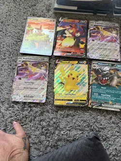 Pokemon Jumbo Promo Cards x9 plus stickers - Image 2