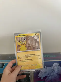 Brand New Sealed - Pokemon TCG Pikachu At The Museum Promo Card - Image 1