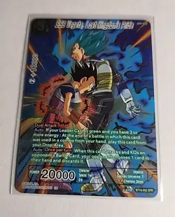 Dragon Ball Super Card Game SSB Vegeta, Lost Kingdom's Pride BT16-052 SPR NM - Image 1