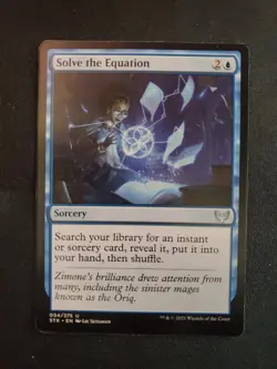 Solve the Equation NM Strixhaven School of Mages [STX] MTG Magic The Gathering - Image 1