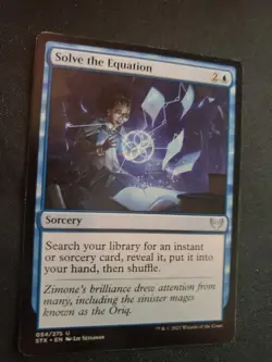 Solve the Equation NM Strixhaven School of Mages [STX] MTG Magic The Gathering - Image 2