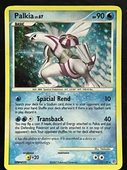 Pokemon Palkia Holo - Diamond & Pearl - 11/130 NM - Image 1