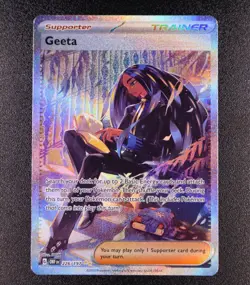 GEETA 226/197 SV: OBSIDIAN FLAMES SIR POKEMON TCG NM/M - Image 1