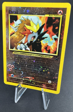 Entei 34 Holo (Double Swirl) - Wizards Black Star Promos - Pokemon TCG - LP - Image 3