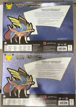Pokemon 25th Anniversary Celebrations Zacian Promo Deluxe Pin Collection x2 - Image 2