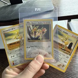 Pokemon TCG Blaine's Dodrio Gym Challenge 32/132 + TWO Blaine’s doduo 61/132 - Image 1