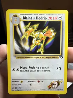 Pokemon TCG Blaine's Dodrio Gym Challenge 32/132 + TWO Blaine’s doduo 61/132 - Image 2