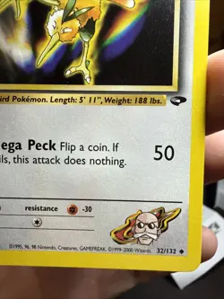 Pokemon TCG Blaine's Dodrio Gym Challenge 32/132 + TWO Blaine’s doduo 61/132 - Image 4