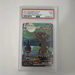 2021 Pokemon Sword And Shield Full Art Umbreon Vmax Evolving Skies-secret PSA 7 - Image 1
