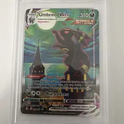 2021 Pokemon Sword And Shield Full Art Umbreon Vmax Evolving Skies-secret PSA 7 - Image 5