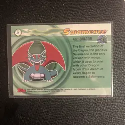 Pokemon Advanced 2003 Topps Non-Holo Salamence #68 NM/M *Rare* - Image 2