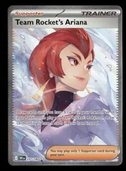 Team Rocket's Ariana - 237/182 - SIR - Destined Rivals - Pokemon Card - NM/M - Image 1