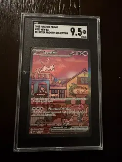 Pokemon TCG SEALED Mew Ex SVP 053 Scarlet Violet 151 UPC Black Star Promo - Image 1