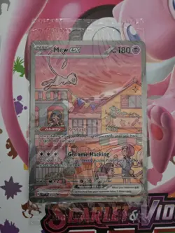 Mew EX SVP 053 Pokemon TCG Scarlet Violet 151 UPC Sealed Black Star Promo - Image 1