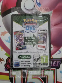 Mew EX SVP 053 Pokemon TCG Scarlet Violet 151 UPC Sealed Black Star Promo - Image 2