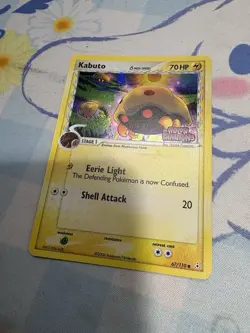 Kabuto Delta Species 67/110 Pokemon TCG EX Holon Phantoms Reverse Holo Stamped - Image 2