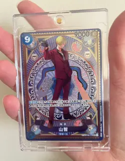 Sanji SEC OP06-119 Chinese Parallel A Fist of Divine Speed One Piece NM OP-11 - Image 1
