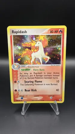 Rapidash 13/112 - Near Mint - Holo Vintage Pokemon Card - Leaf Green Fire Red EX - Image 1
