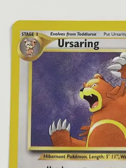 Pokemon Neo Discovery Ursaring Non Holo Rare 34/75 MP - Image 2
