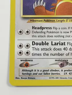 Pokemon Neo Discovery Ursaring Non Holo Rare 34/75 MP - Image 4